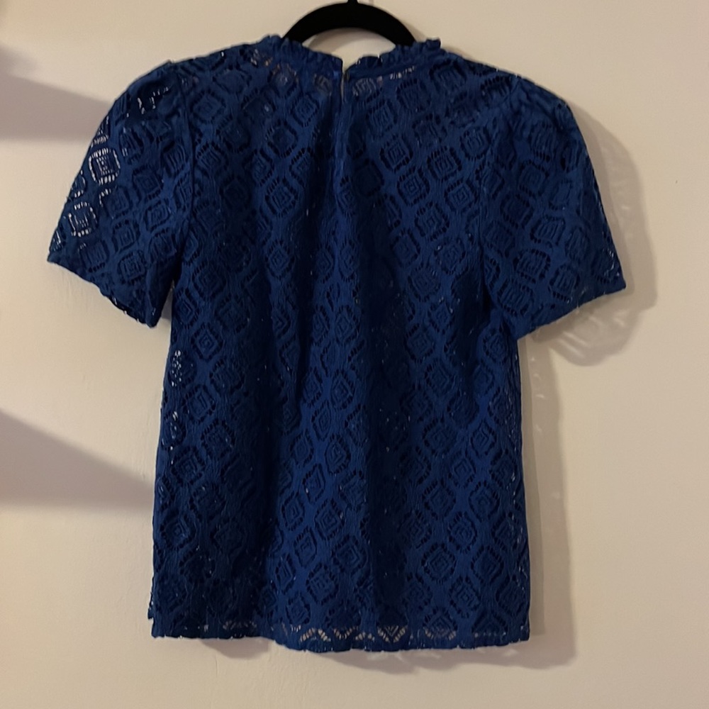 Blue Patterned Top - image 2